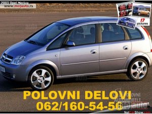 polovni delovi  OPEL MERIVA DELOVI 062/1605456