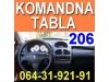 Slika 1 -  206 Komandna Tabla Peugeot - MojAuto