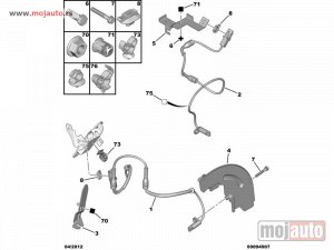 Glavna slika -  Pezo 607 Senzor ABS-a Zadnji 04- NOVO - MojAuto