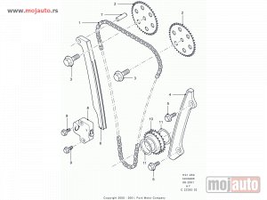 Glavna slika -  Ford Mondeo III 1.8B/2.0B Garnitura Razvodnog Lanca 00-07, NOVO - MojAuto