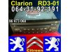 Slika 4 -  CD Radio Clarion RD3-01 Pežo Peugeot Citroen 96 473 060 - MojAuto