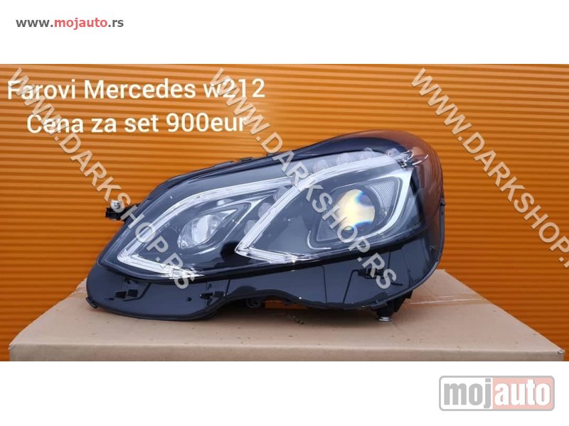 Glavna slika -  mercedes far xenon+drl w212 e klasa od 09-16.  odgovara umesto halogenog fara. - MojAuto