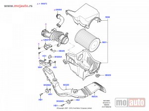 Glavna slika -  Ford C-MAX 1.6TDCI Crevo Turbine Protokomera 07-10, NOVO - MojAuto