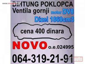 Glavna slika -  Dihtung Poklopca Ventila 1,9d NOVO 400 din.Peugeot Pežo Citroen o.e.024995 motor DV8 - MojAuto