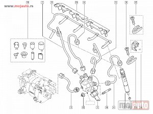 Glavna slika -  Reno Megan 1.5DCI Senzor Pritiska Goriva Na Rampi 02-10, NOVO - MojAuto