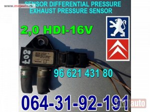 Glavna slika -  SENSOR DIFFERENTIAL PRESSURE 2,0 HDI Pežo Peugeot Citroen 96 621 431 80 - MojAuto