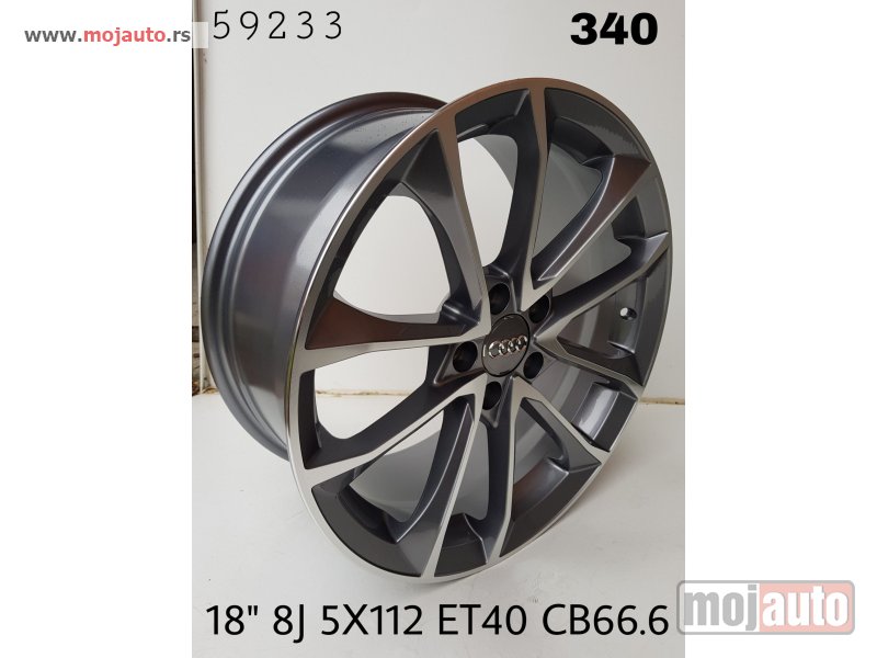 Glavna slika -  Audi 18 alufelne 5x112/8jota/et40/cb 66,6. - MojAuto