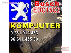 Glavna slika -  KOMPJUTER Bosch EDC15C2 Pežo Peugeot Citroen 0 281 012 463 - MojAuto