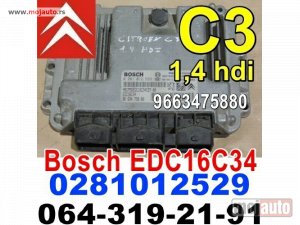 Glavna slika -  KOMPJUTER Bosch EDC16C34 Citroen C3 1,4 hdi 0 281 012 529 - MojAuto