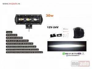 NOVI: delovi  LED BAR 9D 8'' 22CM 30W LED FAR LED RADNI FAR LED WORKING LIGHT