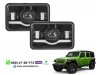 Slika 1 -  LED FAROVI UNIVERZALNI 18CM X 13CM 2X60W BI LED FUL LED DZIP KVAD PROGRAM - MojAuto