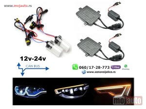 NOVI: delovi   Xenon komplet set ac kan bus 24v h1 4300k ksenon