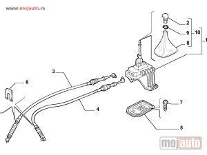 Glavna slika -  Fiat Punto 1.3JTD,1.9JTD Sajla Menjaca Desna 99-11, NOVO - MojAuto