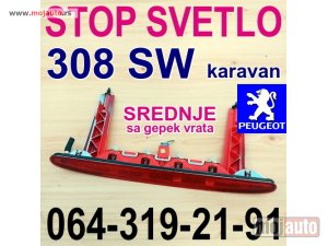 Glavna slika -  STOP SVETLO SREDNJE Pežo 308 SW Peugeot - MojAuto