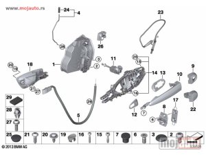 Glavna slika -  Bmw 3 E90 Brava Prednjih Vrata Levo 05-09,NOVO - MojAuto