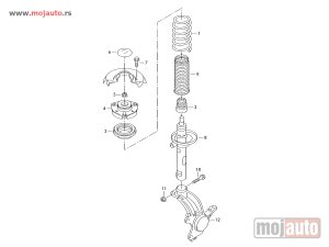 Glavna slika -  Audi A3 2.0TDI qattro Opruga Amortizera Prednja 04-13,NOVO - MojAuto