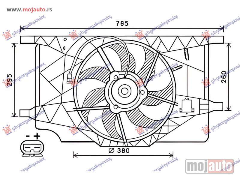 Glavna slika -  Ventilator komplet - MojAuto