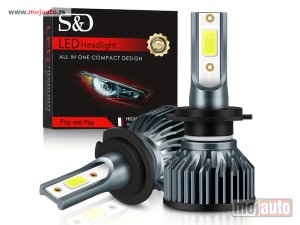 Glavna slika -  H7 led sijalice COB chip mini za kratko i dugo svetlo - MojAuto