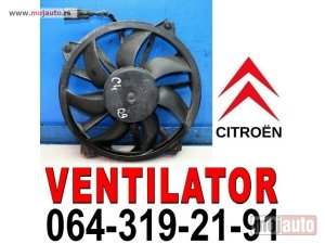 Glavna slika -  Ventilator Hladnjaka C2 C3 C4 C8 Xsara Picasso C5 Berlingo Citroen - MojAuto