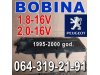 Slika 1 -  BOBINA 1,8-16V i 2,0-16V Pežo 406 306 806 BOBINA Peugeot 9629210680 - MojAuto