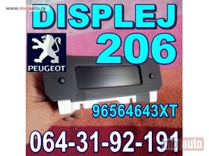 Glavna slika -  DISPLEJ 96564643XT Pežo 206 Peugeot - MojAuto