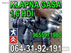 Glavna slika -  KLAPNA GASA 1,6 HDI Pežo Citroen 9655971980 Peugeot - MojAuto