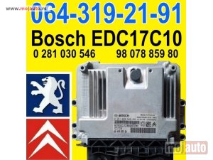 Glavna slika -  KOMPJUTER 0281030546 Bosch EDC17C10 Peugeot 307 1,6 HDI Citroen C4 9807885980 - MojAuto