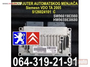 Glavna slika -  KOMPJUTER AUTOMATSKOG MENJAČA Pežo 307 Peugeot Citroen C4 Siemesn VDO TA 2005, S126024101  C,SW9661983980,HW9659838680 - MojAuto