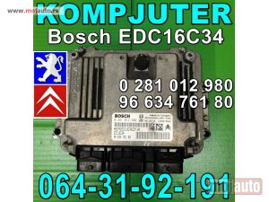 Glavna slika -  KOMPJUTER Bosch EDC16C34 Pežo Citroen 0281012980 Peugeot 9663476180 - MojAuto