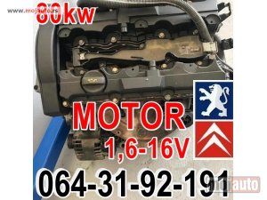 Glavna slika -  MOTOR 1,6-16V 80kw Pežo Citroen Peugeot - MojAuto