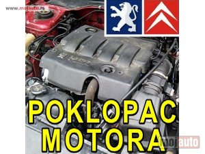 Glavna slika -  Plastični POKLOPAC Motora Pežo Peugeot Citroen - MojAuto