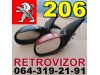 Slika 2 -  RETROVIZOR Pežo 407 607 1007 207 206 306 307 406 807 106 Peugeot - MojAuto