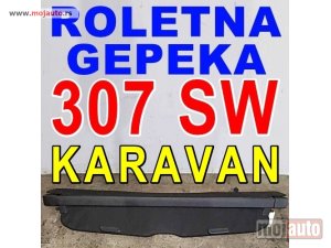 Glavna slika -  Zadnja POLICA ROLETNA Gepeka Pežo 307 SW karavan Peugeot - MojAuto