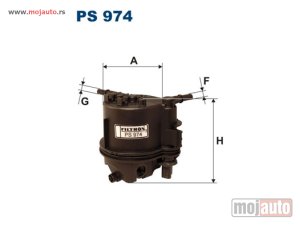 Glavna slika -  Pezo 107,206,207,307 1.4HDI, Filter Nafte, NOVO - MojAuto