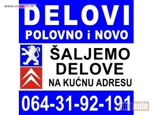 Glavna slika -  Pežo DELOVI Peugeot Citroen - MojAuto