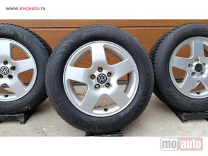 Glavna slika -  Alu felne za Golf IV 5x100 16" Zimske gume 195 65 15 8mm - MojAuto