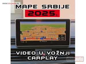 Glavna slika -  Mape Srbije i Evrope za navigacije 2025 - MojAuto