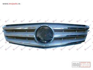 NOVI: delovi  PVC MASKA HROM/SREBRNA (AVANTGARDE) Mercedes c class (w204) 07-11 -dostupno