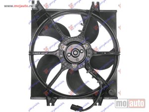 NOVI: delovi  VENTILATOR KOMPLET (BENZIN) (330mm) (2 PIN) Hyundai accent sdn 99-02 -dostupno