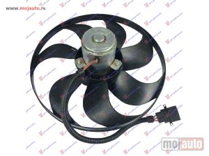 Glavna slika -  VENTILATOR HLADNJAKA (MOTOR+ELISA) (345mm) (250/60w) (7 PERAJA) (3 PIN) Seat toledo 99-04 -dostupno - MojAuto