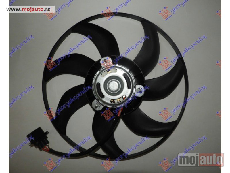 Glavna slika -  VENTILATOR HLADNJAKA (MOTOR+ELISA) (390mm) (3 PIN) Vw polo 02-05 -dostupno - MojAuto