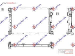 NOVI: delovi  HLADNJAK MOTORA 6.2 AMG BENZIN (MAN/AUTO) (640x430) Mercedes c class (w204) 07-11 -dostupno