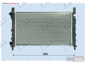 NOVI: delovi  HLADNJAK MOTORA 1.3/1.4 TURBOie - 1.7D (52x32) Fiat fiorino 97-99 -dostupno