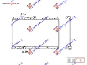 NOVI: delovi  HLADNJAK MOTORA 1.3/1.5/1.6/1.4CC (37.5x66) Mitsubishi lancer (ck1) 97-04 -dostupno