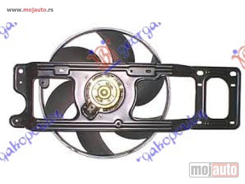 Glavna slika -  VENTILATOR HLADNJAKA KOMPLET (BENZIN) (-AC) (30cm) Renault clio 98-01 -dostupno - MojAuto