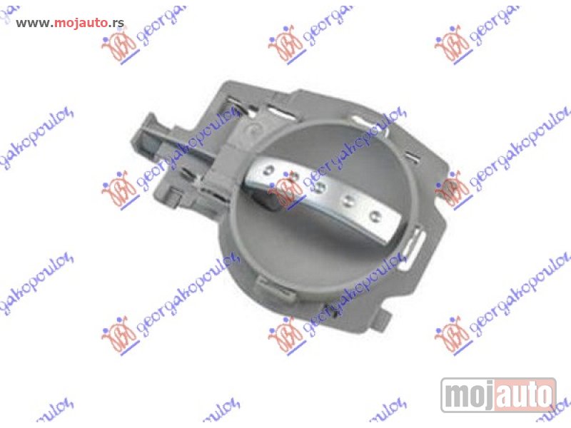 Glavna slika -  KVAKA PREDNJIH/ZADNJIH VRATA UNUTRASNJA SREBRNA/SIVA Levo Citroen c2 08-10 -dostupno - MojAuto