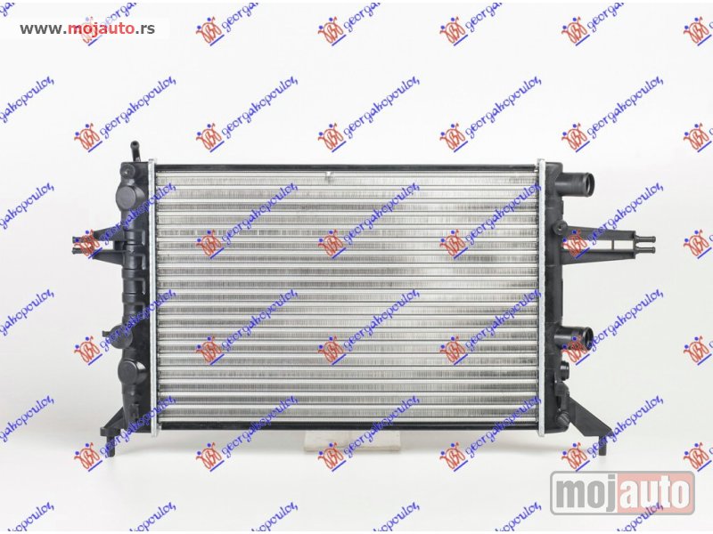 Glavna slika -  HLADNJAK MOTORA 1.2cc (-AC) (54x38) Opel zafira 99-05 -dostupno - MojAuto