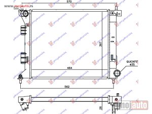 NOVI: delovi  HLADNJAK MOTORA 1.6 T-GDI BENZIN (MAN) (464x397x26) Hyundai i30 5d 12-14 -dostupno