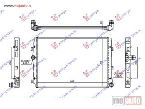 NOVI: delovi  HLADNJAK MOTORA 2.0 Tdi (??? CKRA) DIZEL (MAN/AUTO) (600x445x32) Vw passat 11-15 -dostupno