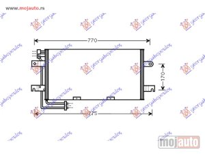 NOVI: delovi  HLADNJAK KLIME BENZIN/DIZEL (63.5x31x21) Vw transporter (t4) 97-03 -dostupno